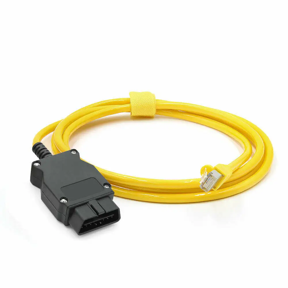 BMW Ethernet To OBD Enet Cable E-SYS IcoM Coding F/G-Series ENET Compatible OBD2 Diagnostic Interface Cable E Connector