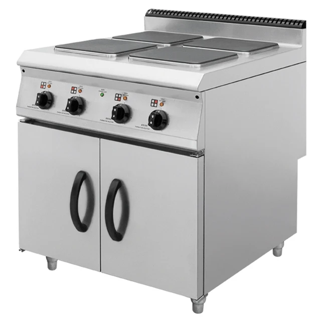 Commercial Kitchen Equipment 4 Burner Electric Flat Hot Cooking Range Plate