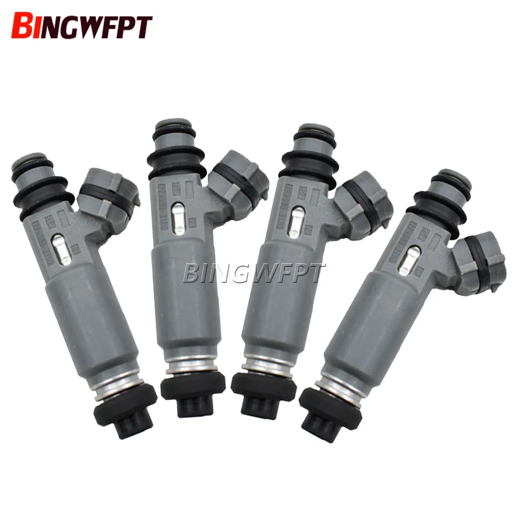4 Inyectores de Combustible 195500-3110 1955003110 para Mazda 323 F BG Bj 94 PROTEGE 1.5L Mazda 1.5 1.6