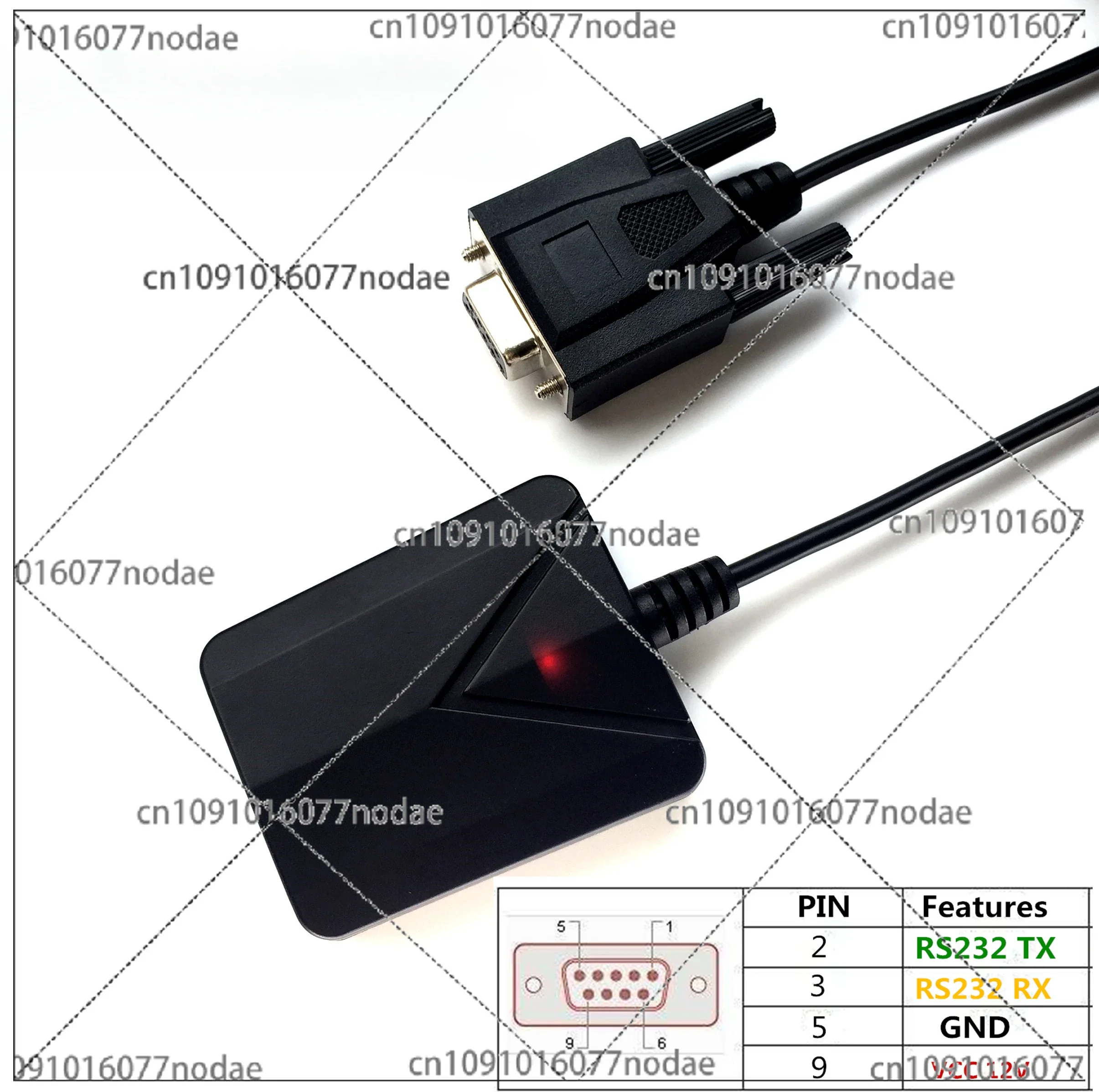 For DB9 Vrouwelijke Connector 12V RS232,RS-232 Gps Glonass Ontvanger, 4800 Baudrate, Module Met Antenne Lijn Lengte 5 Meter