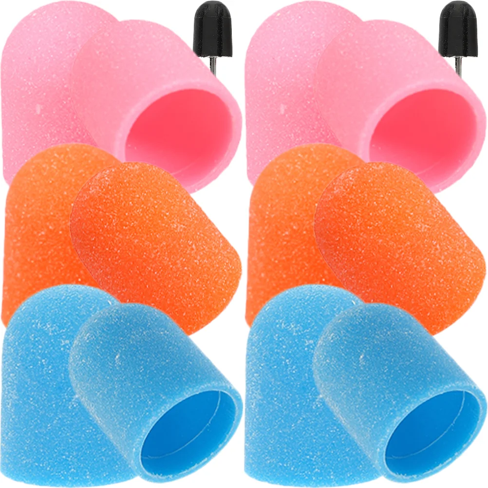 ネイルカラーサンドキャップサロンサプライ電気ドリルキャップマニキュアサンディングアクセサリーキットペディキュアツール