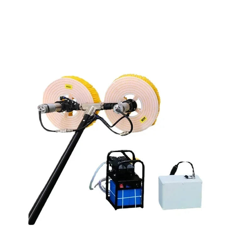 Selected Good Brush For Solar Panel Glass Cleaning Automatic Motor Cleaner Brush Handheld Electric Single Head Cleaning Brush