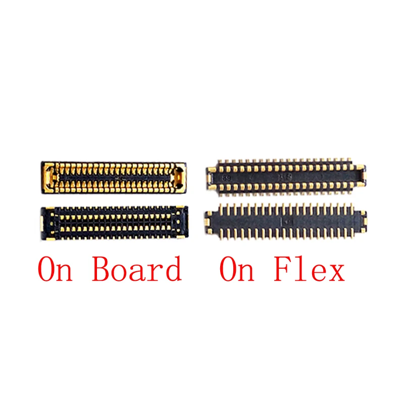 2Pcs LCD Display Screen Flex Charger Charging Dock Port FPC Connector Plug For Oneplus One Plus 8T On Moterboard Board 40 Pin