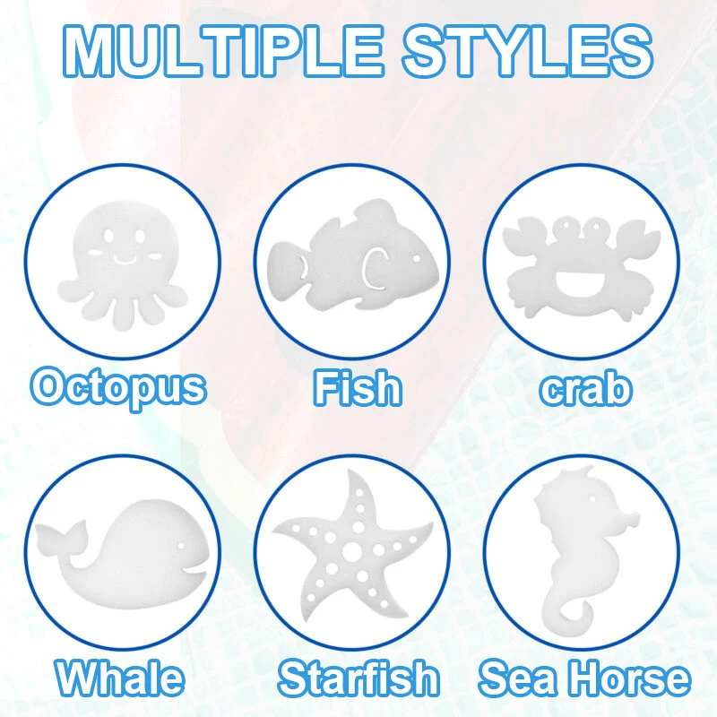 スイミングプール用吸油スポンジ,多機能クリーニングスポンジ,動物の形,泡,スパ,ホットタブ,6個