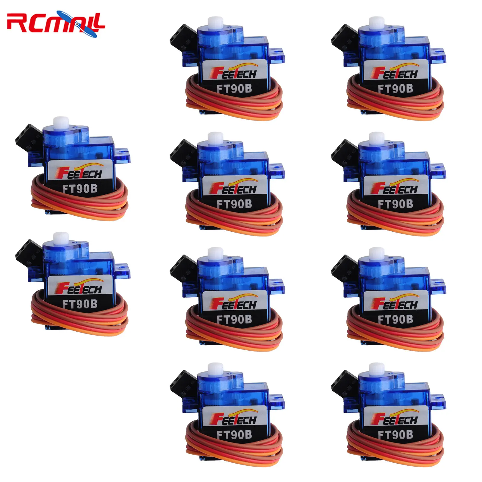 10PCS Feetech FT90B Digital Servo 180 Degree 6V 1.5KG Micro RC Servo for Robot RC Car Drones Smart Car SETM Education