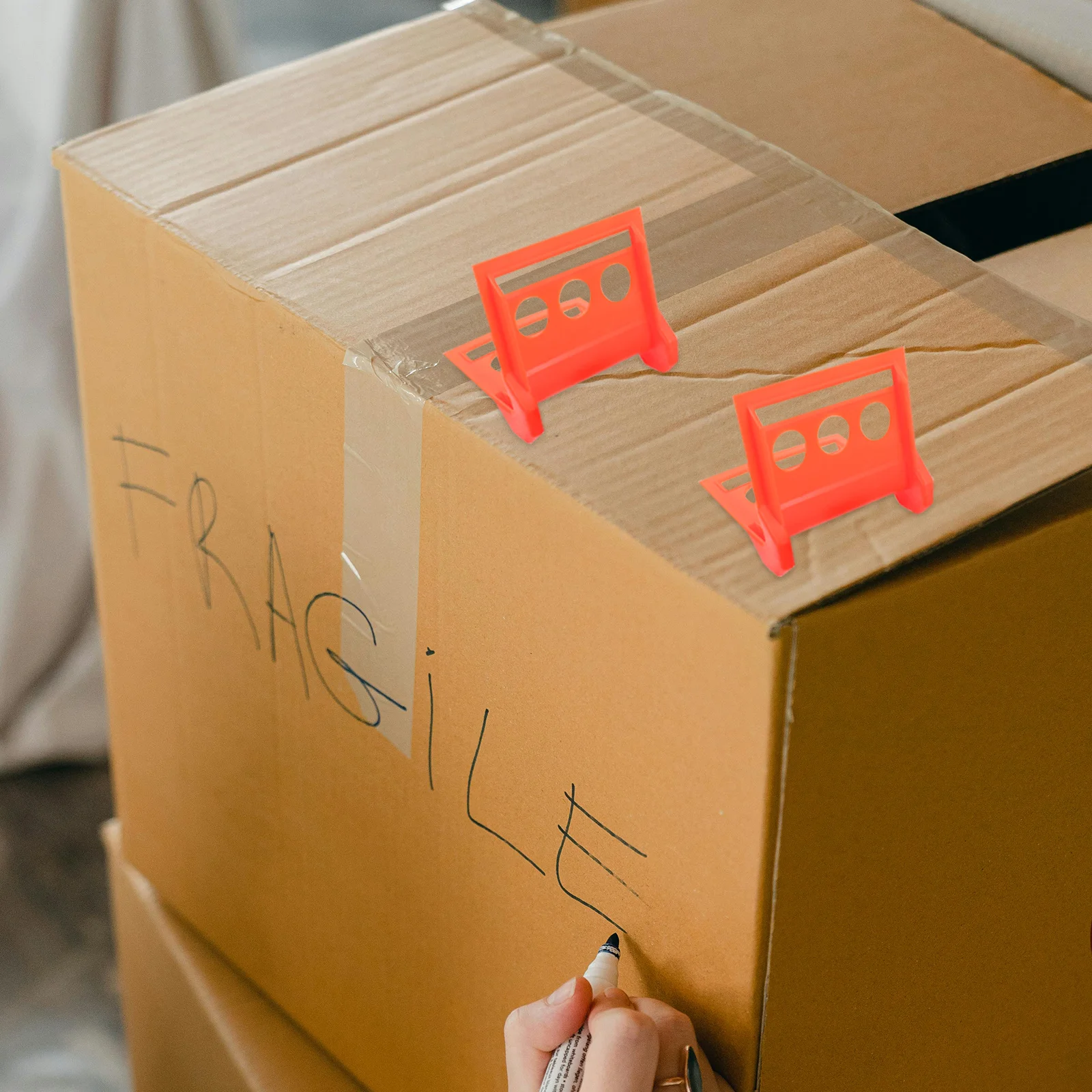 10 قطعة واقيات حافة الزاوية البلاستيك الثقيل لأجزاء مقطورة البضائع متعددة الوظائف تأمين الحمل شاحنة مسطحة