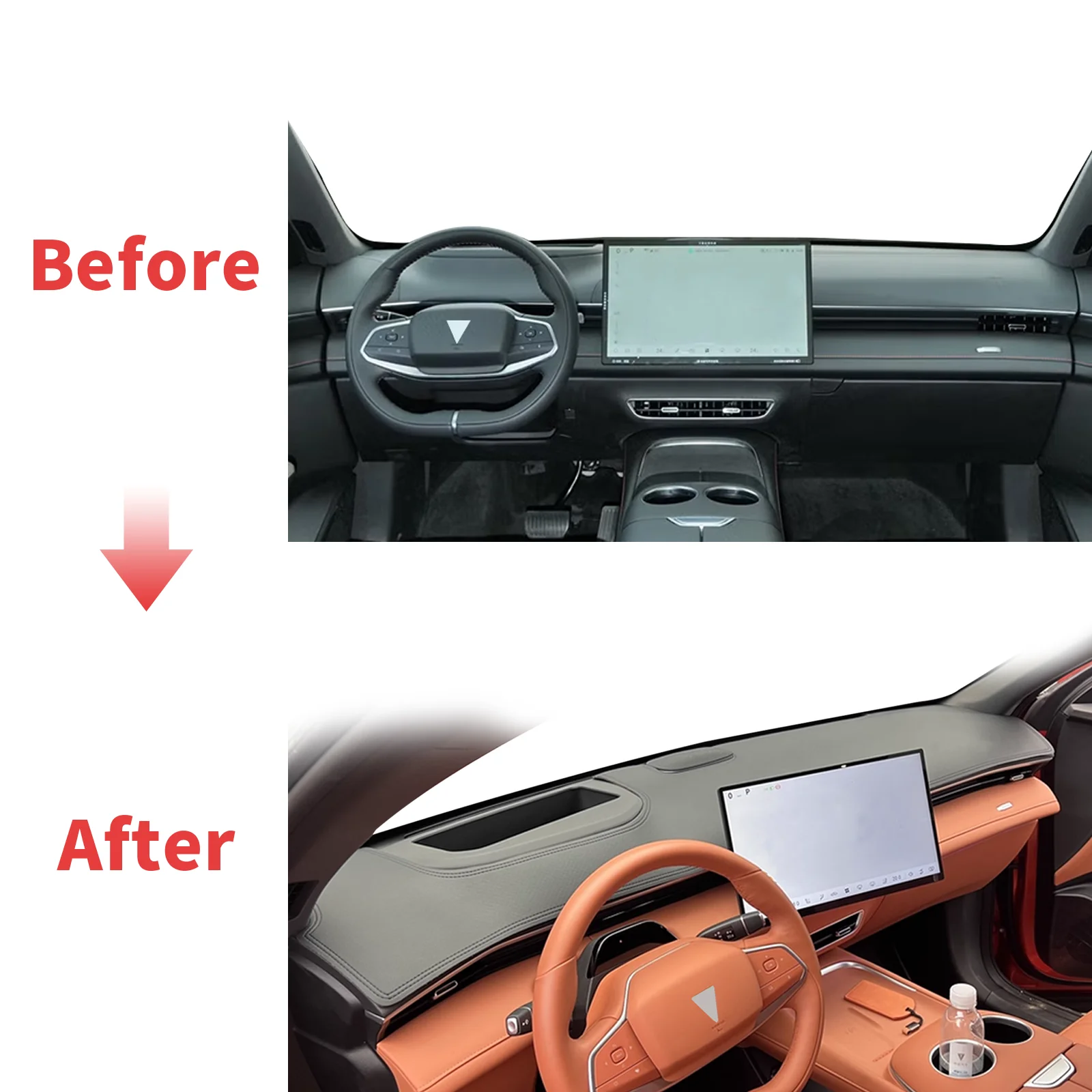fit for Changan CCAG DEEPAL S07 Dashmat Dashboard Cover Pad DashMat Sunshade Accessories Protective Carpet Car Leather