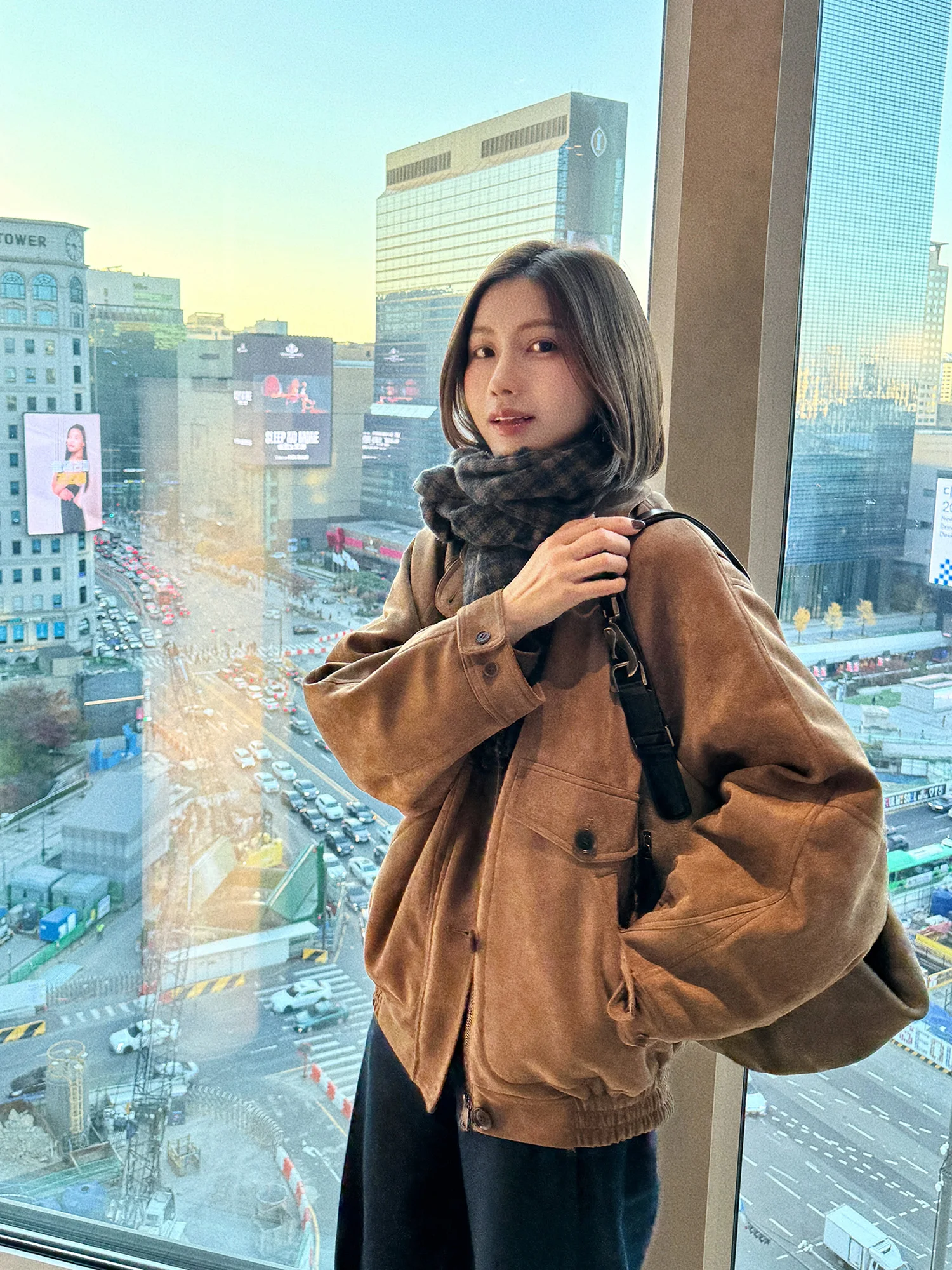 

Женское пальто из 100% шерсти Tang You You, замшевое, 20 г, с термоизоляцией, теплое, хлопковое, простое, уличный стиль, свободный крой