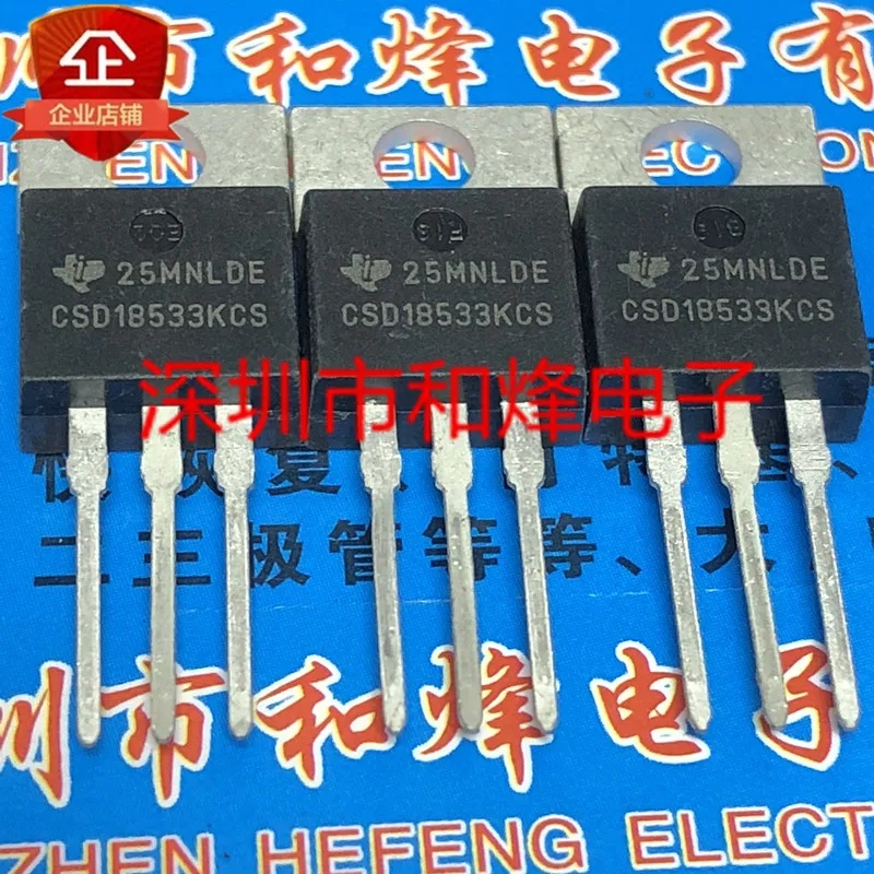 5PCS-10PCS CSD18533KCS  TO-220 60V 100A Quality guarantee Fast Shipping On Stock