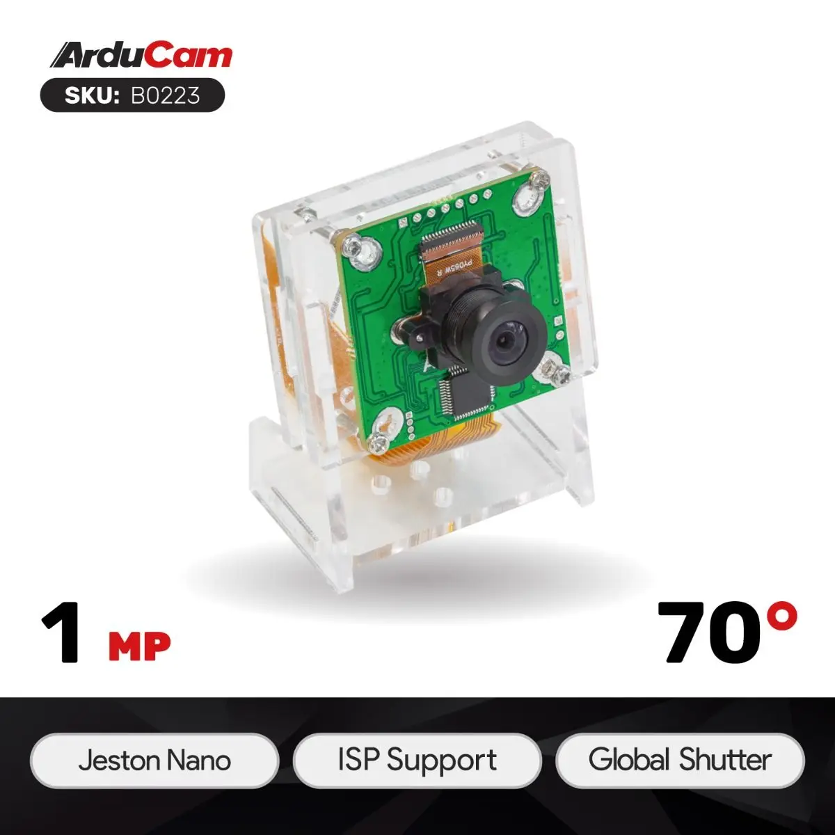 Arducam OV9281 1MP Global Shutter NoIR Camera Module for NVIDIA Jetson Nano/NX and Jetson Orin NX