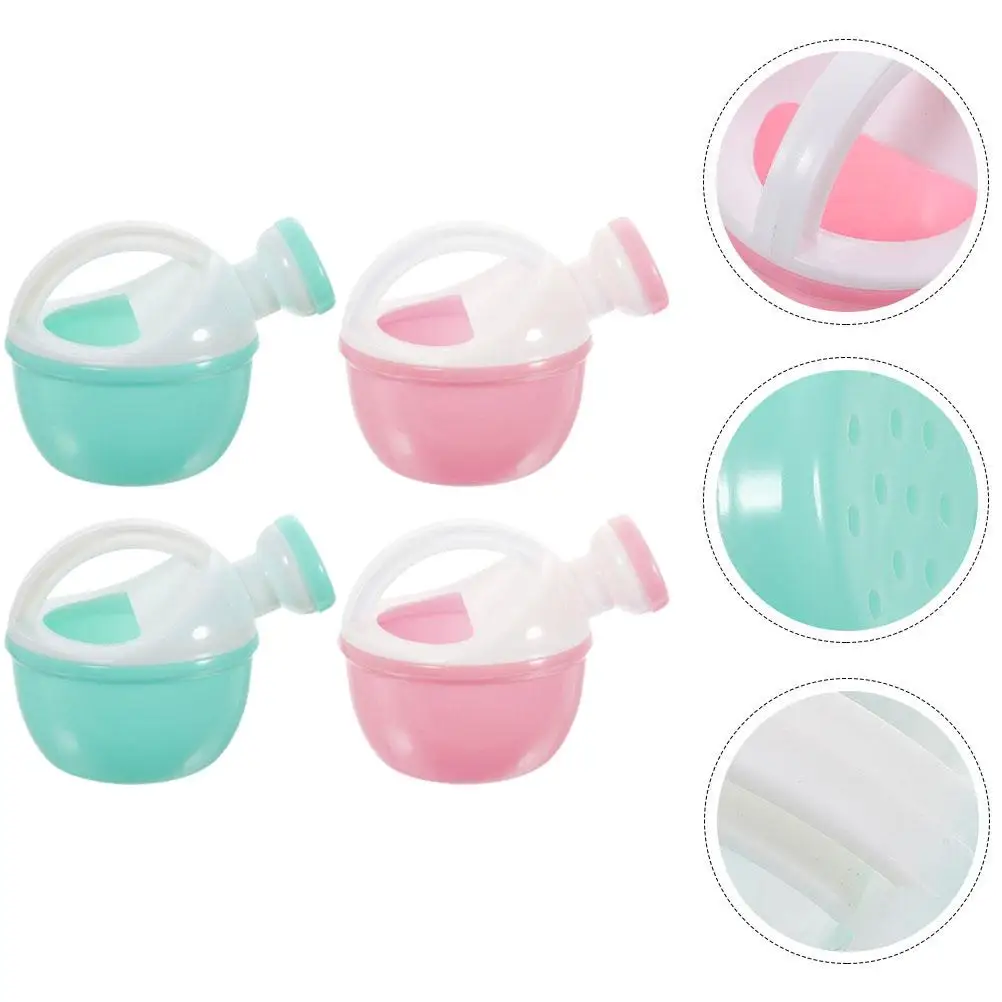 4 Pcs Beach Children's Bath Kettle Seaside Water Jugs Plastic Watering Cans for