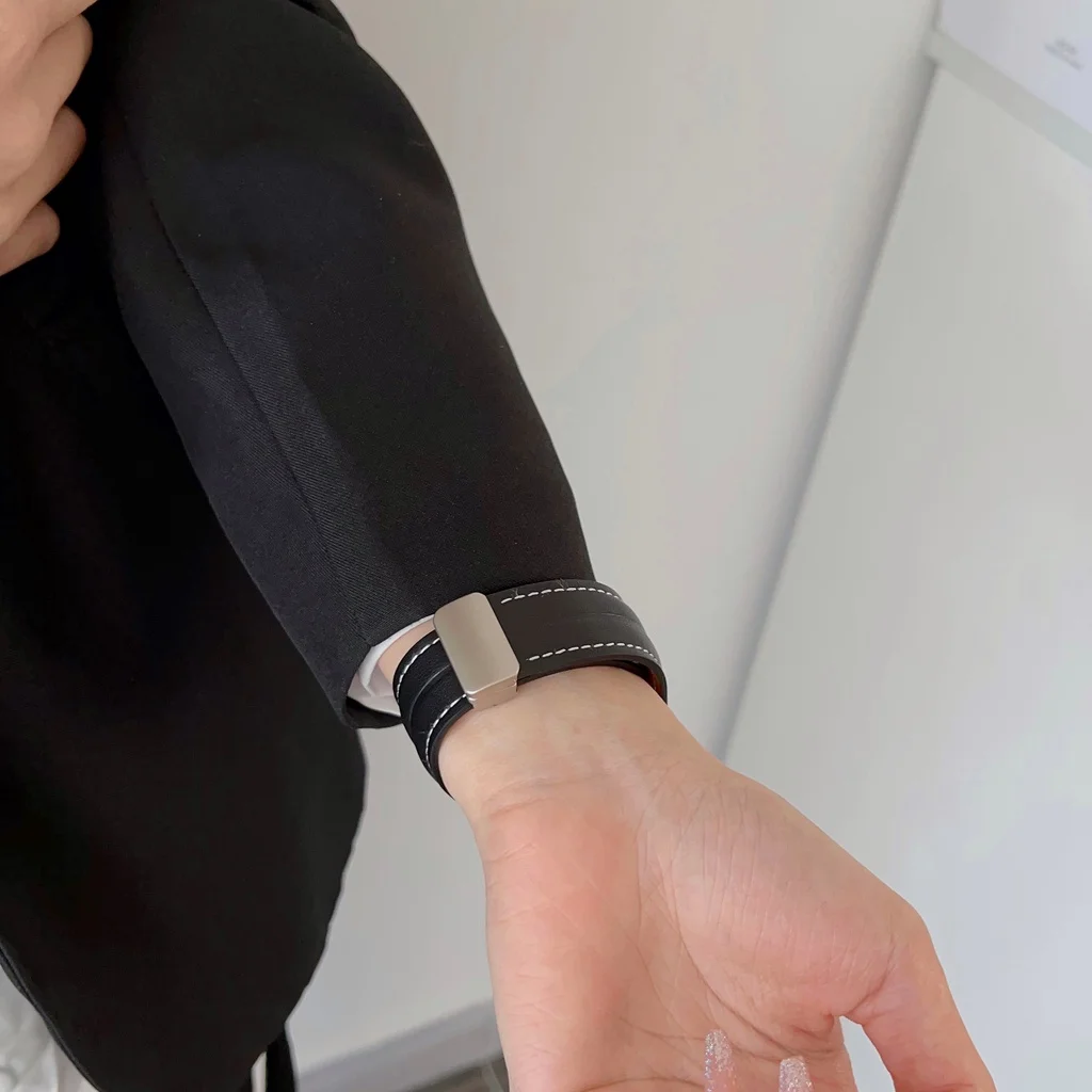 Кожаный ремешок с магнитной пряжкой для Huawei Watch GT3 GT4 SE GT2 GT2e Watch4 Watch3 Pro GT 2 3 4 2e 42 мм 43 мм 46 мм Браслет