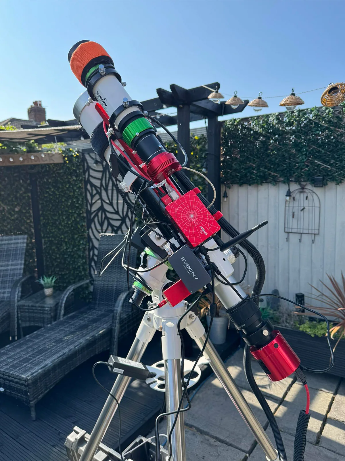 Svbony Astronomie-Mikro-DC+USB-Hub-Box SV241, verbessert mit Anti-Lichtleck-Design und Filter-Schubladenhalter für astronomische Teleskope. – Detail 24