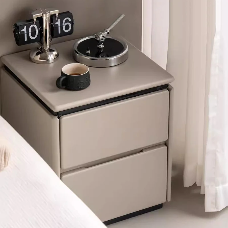 Mesa de cabeceira de madeira maciça gaveta minimalista estética na moda mesa de cabeceira moderna nordic comodini câmera letto móveis do quarto