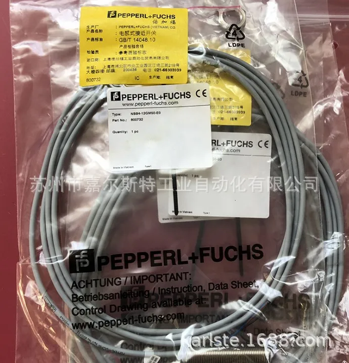

Новинка 2025 года, бесконтактный переключатель Pepperl + F [датчик *** 5-12GM65-E0-V1] Добро пожаловать на консультацию