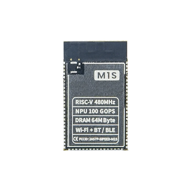 

For Sipeed M1S Module BL808 RV64 480Mhz +RV32 320Mhz+NPU BLAI 100GOPS 16Mbyte SPI FLASH 2.4G WIFI/BT/BLE Core Board Kit