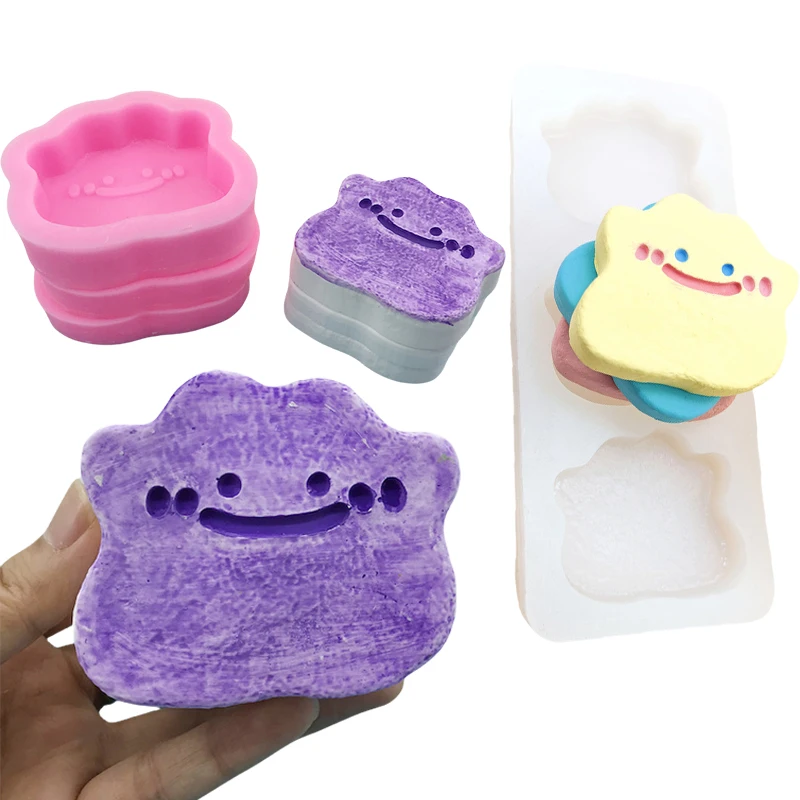 Pokemon Ditto Silicone Molds Food Grade Jelly Cake Candy Chocolate Glue Glue Biscuit Mold Kitchen Baking 3D Cake Mold Decorating