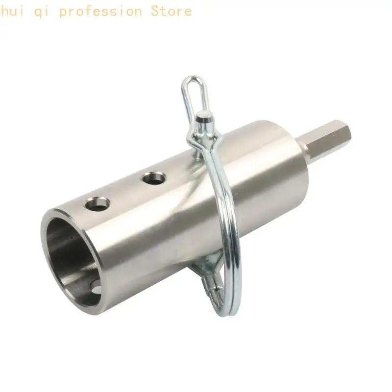 Drill-Assisted Lift Coupler Trailer Jacks Drill Adapter for Matching Hand-Operated Trailer Lifting Gear H8WE