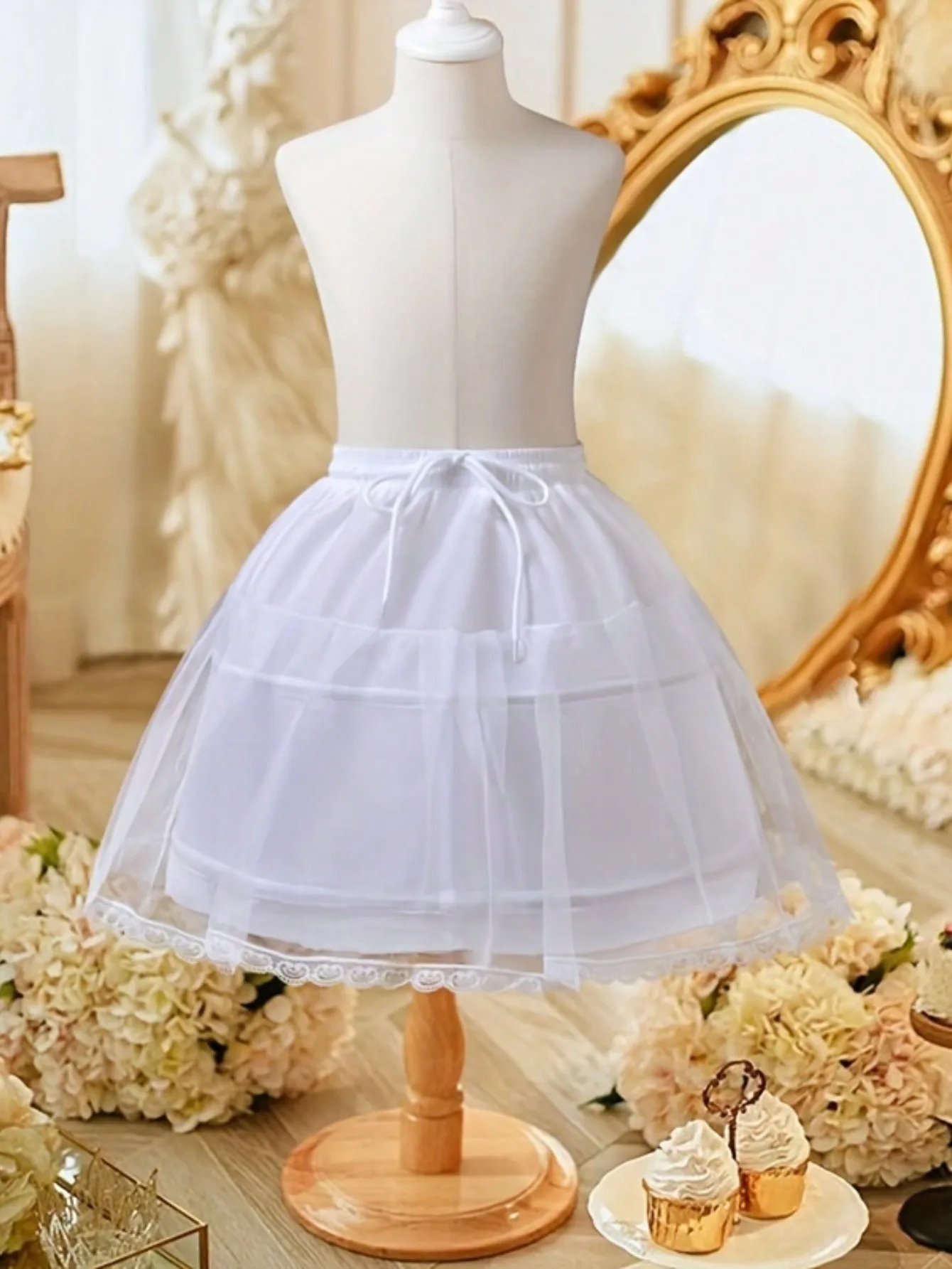 

Girls' Boning Petticoat - An Accessory for Performances, Dinners, Parties, and Princess Dresses