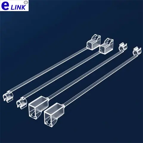 LC 광섬유 점퍼 커넥터용 LC 스퀘어 롱 테일 더스트 캡, 브레이드 체인 포함 보호 커버 플러그, 1.25mm 핸들, 100 개