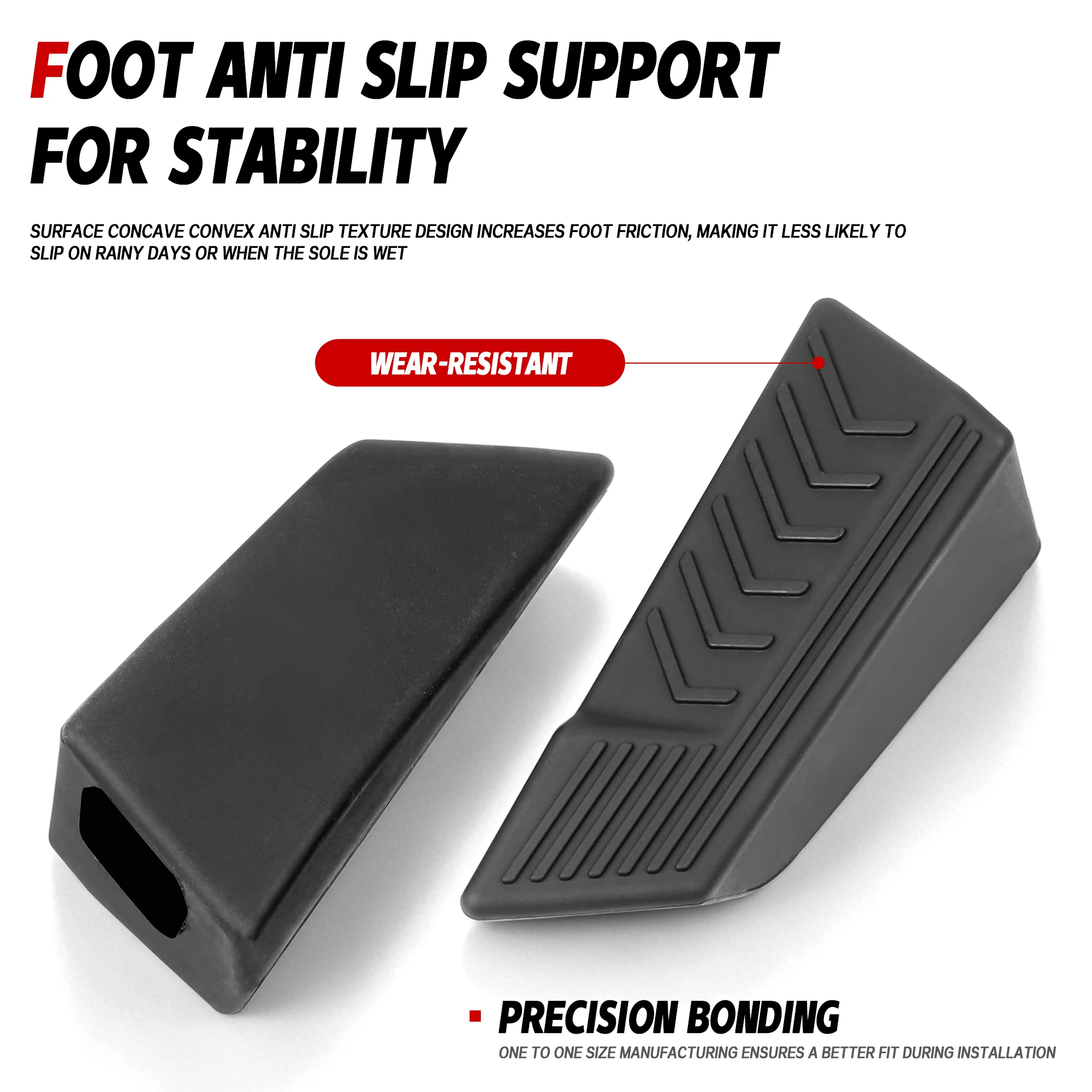 For Yamaha NMAX155 NMAX125 NMAX 125 155 Motorcycle Passenger Rubber Foot Peg Footrest Pedal Anti Slip Foot Pedal Enlarge