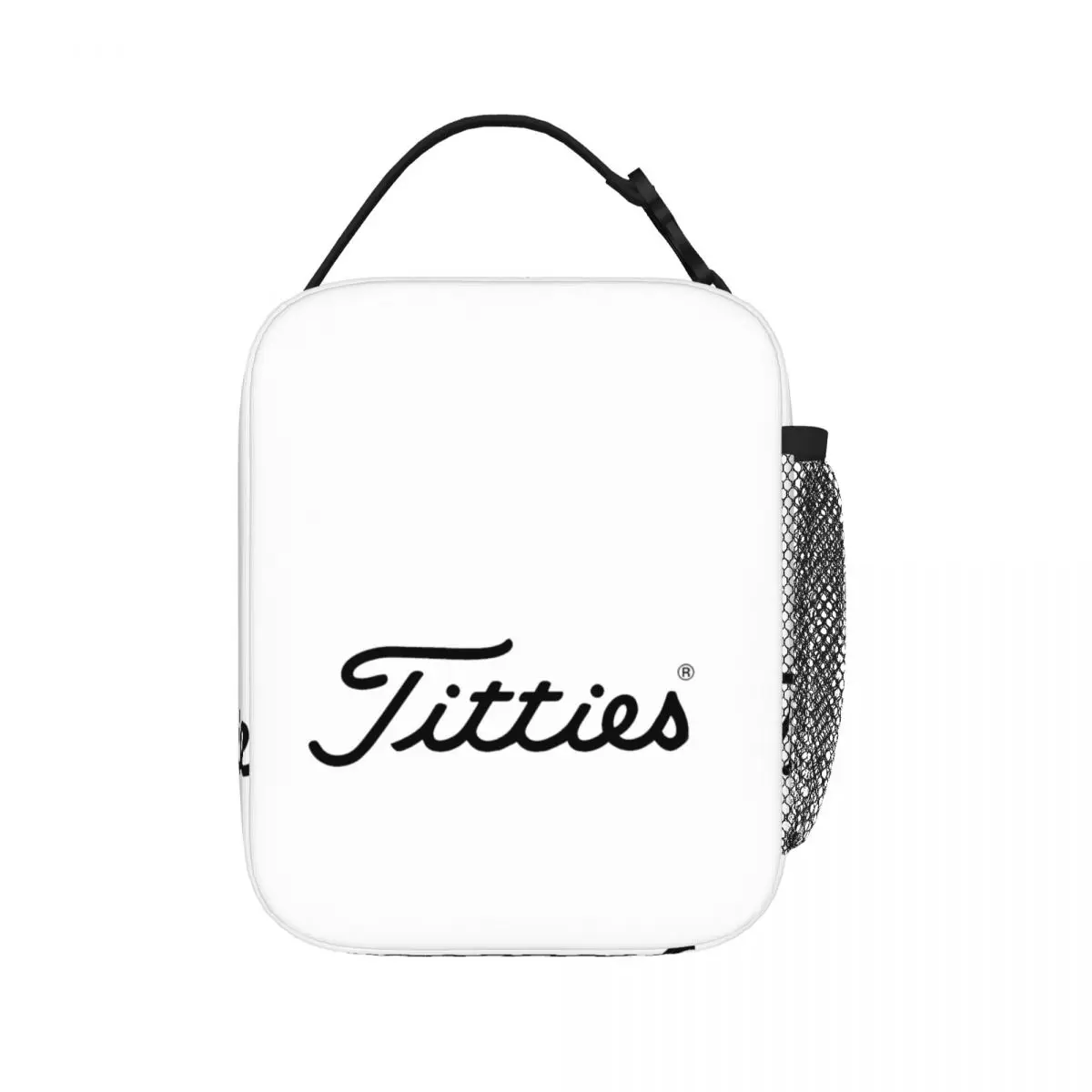 Titties Golf Ball Lunch Bags Insulated Lunch Tote Portable Bento Box Resuable Picnic Bags for Woman Work Kids School