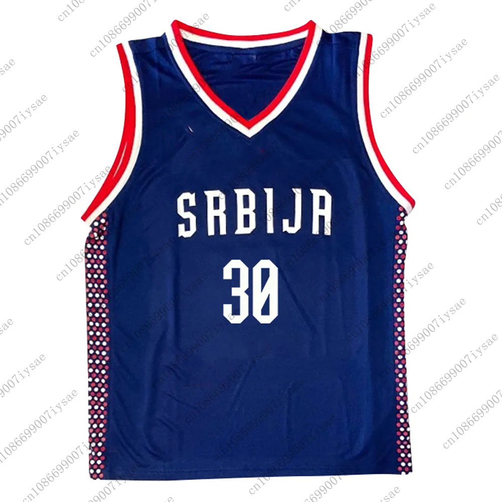 24-25 SRB Men's Basketball  Jokic Player Elite Jersey New Arrival Match Jersey Summer  Basketball Game Uniform For Adult&kid