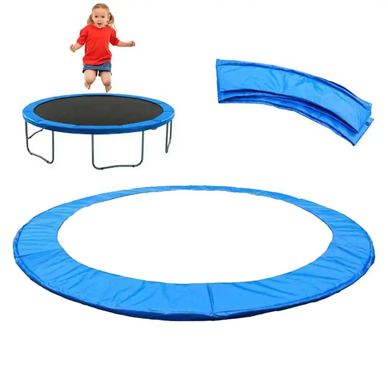 8/10Ft Trampoline Pad Protection Cover Universal Replacement Trampoline Safety Pad Water-Resistant Protective Cover Spring Cove