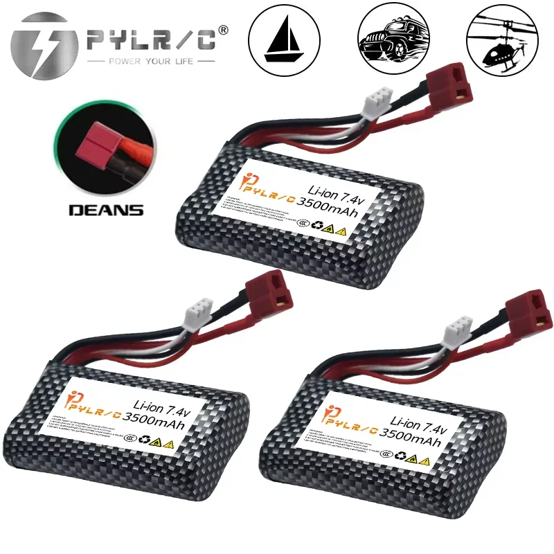 Akumulator litowo-jonowy 7,4 V 3500 mAh 18650 do Wltoys 10428 /12428/12423 RC Car Parts 2s Akumulator 7,4 V do Wltoys 144001 A959-B A969-B Q46 — 2