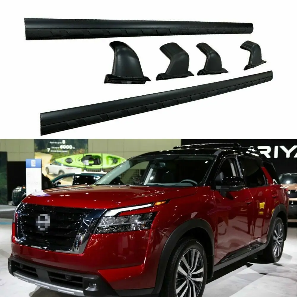 2Pcs/Set Roof Rail Rack Cross Bar Crossbars Fits for 2022 2023 Nissan Pathfinder