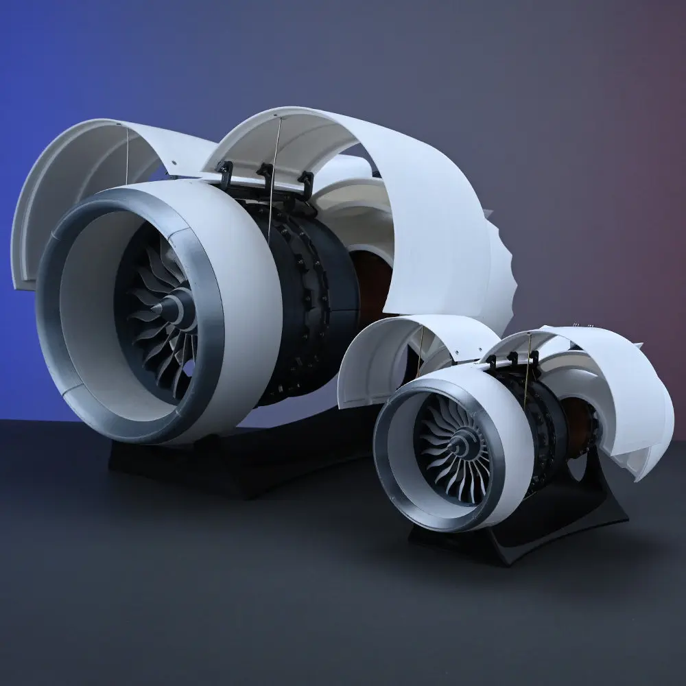 Trent900 turbofan engine model movable 3D printing aero-engine ornament