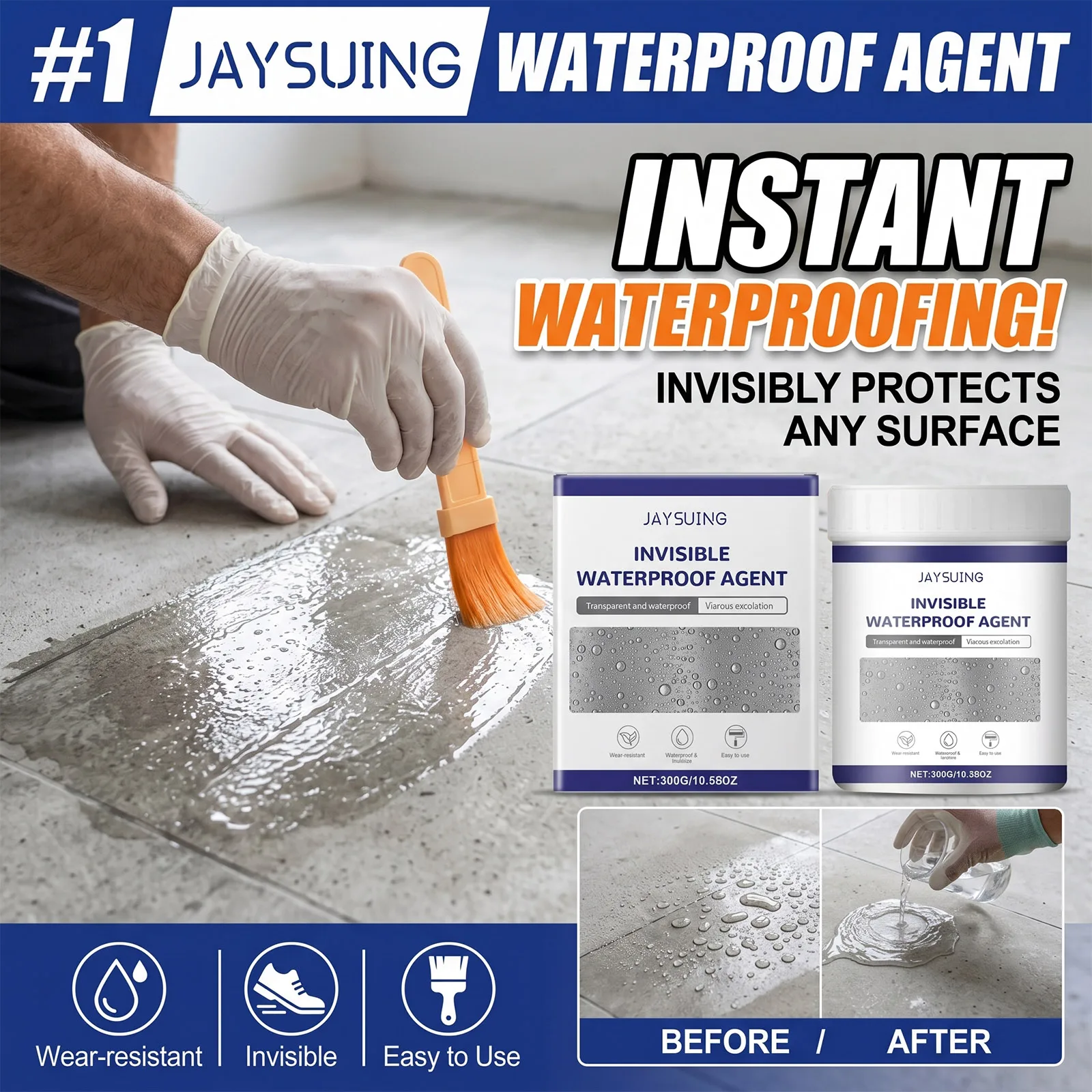 Tile Grout Repair - Sigillante Trasparente Impermeabile per Riparazione Piastrelle