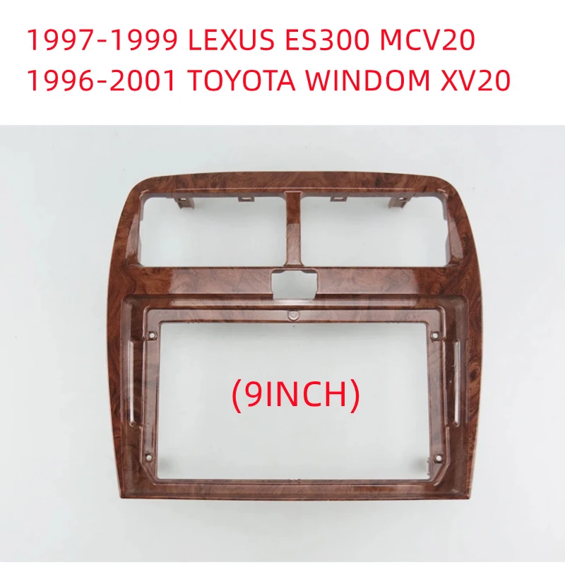

9 Inch Car Radio Fascia For Toyota Windom Lexus ES 1996–2001 Video Panel Player Audio Frame Dashboard Mount Kit Frame Wire Suit