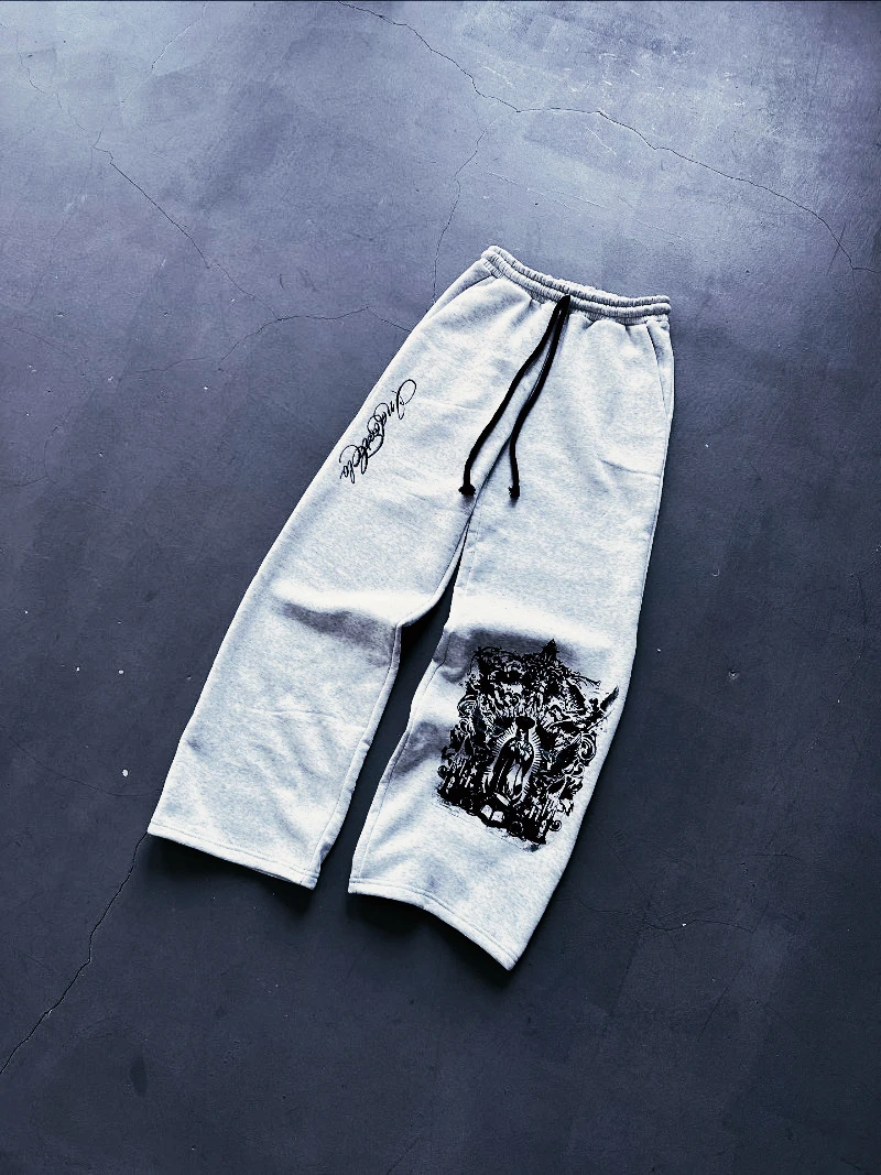 

Новые повседневные прямые брюки в стиле Харадзюку в стиле готический панк с графическим принтом, мужские уличные брюки, модные свободные спортивные штаны в стиле хип-хоп, панк, ретро