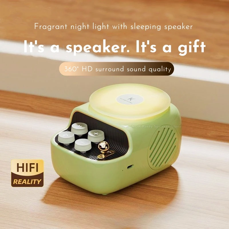 2025 New Creativity Mini Portable Retro Wireless Bluetooth Speakers Household Desktop Small Subwoofer Aromatherapy Machine