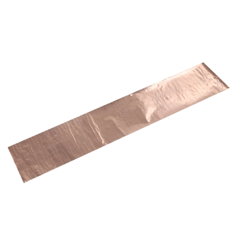 Fita de folha de cobre para proteção, folha condutora de dupla face 200x1000mm