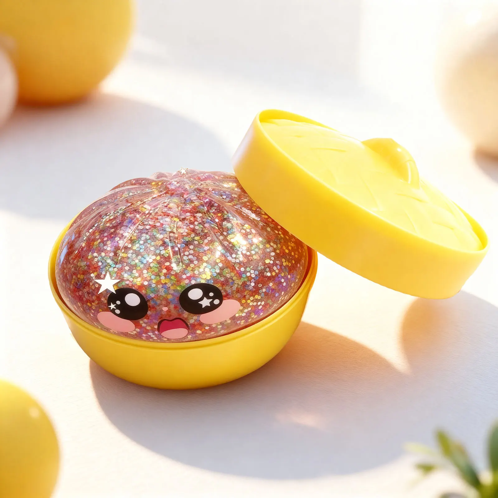 Kleurrijk Kristal Gestoomd Broodje Knijpspeeltje Herbruikbaar Plezier Stressverlichting Langzaam terugveren Flash Dumpling Desktop Decoratie Feestcadeaus