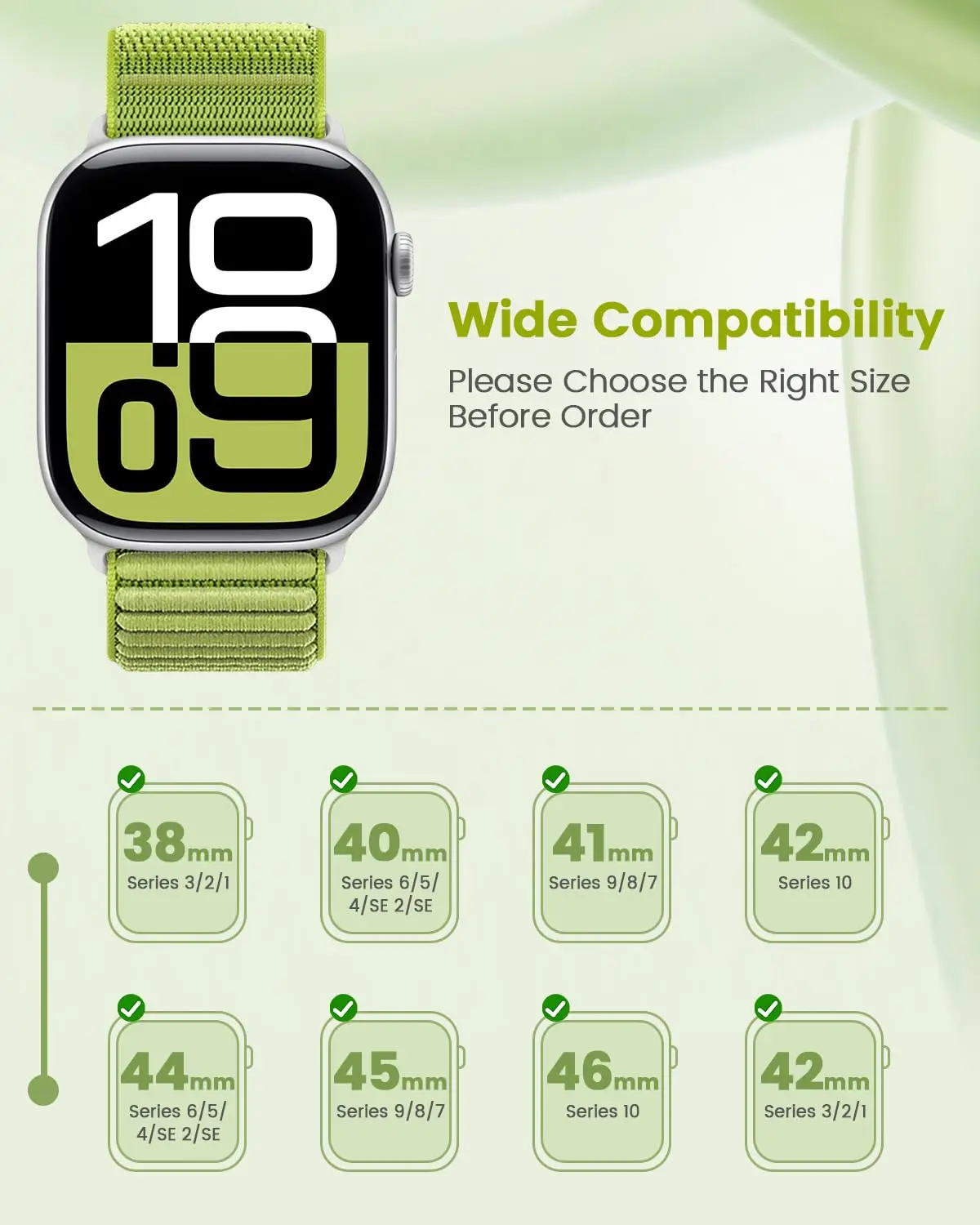 Correas لساعة أبل 10 الفرقة 40 مللي متر 49 مللي متر 46 مللي متر 45 مللي متر 44 مللي متر 41 الرياضة النايلون حلقة أساور iWatch سلسلة 9 8 7 6 5 3 SE Ultra2 حزام