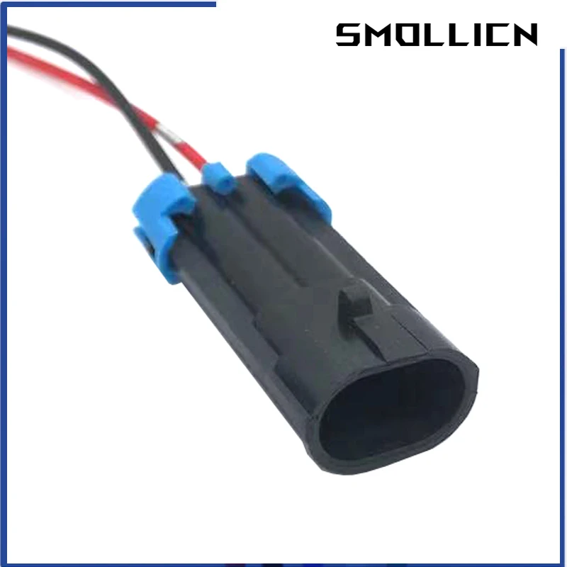 2 Pin Female Automotive Headlight Turn Signal Plug Outdoor Temperature Sensor Waterproof  Wire Harness