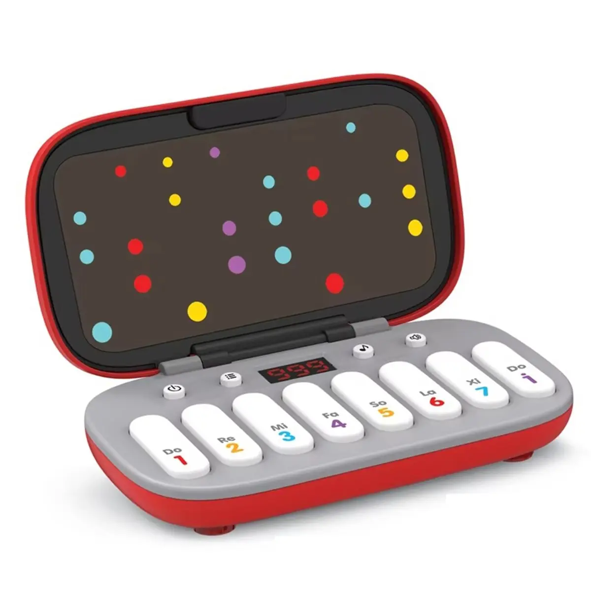 T775C Tools-Electronic Music Rhythm Game Machine Montessori Pockets Travel Toy Light Up Educationa Sensory Fast Push Table Game