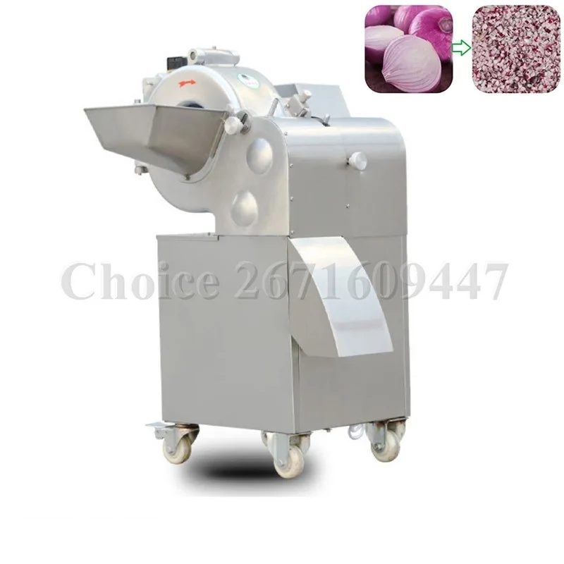 Stainless Steel Electric Carrot Onion Potato Cucumber Cube Dicer Cutter Chopper Fruit Vegetable Cutting Dicing Machine