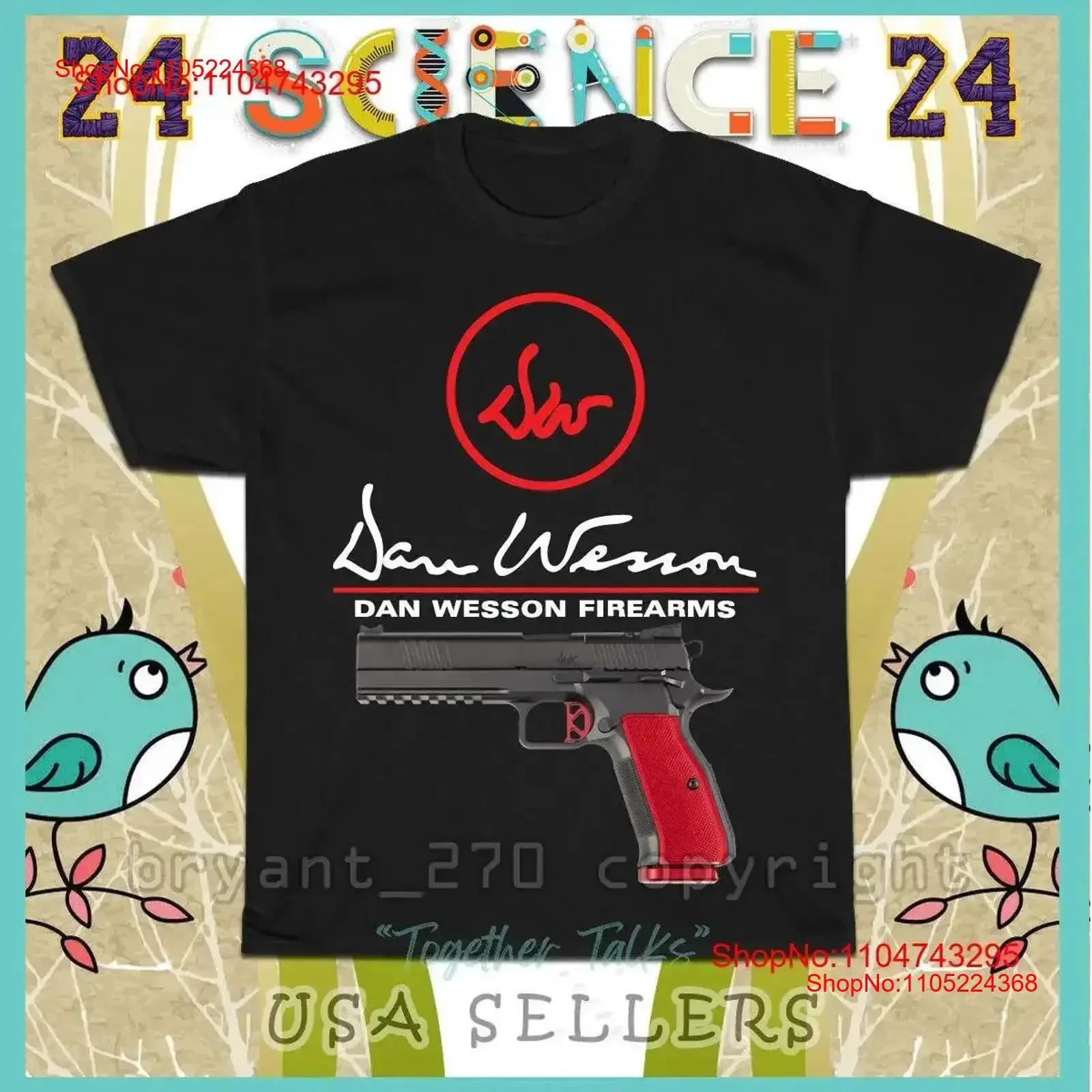 Nueva camiseta Dan Wesson DWX Gun Firearrms Logo talla americana vintage lavado homme ropa de calle gráfica versátil vintage