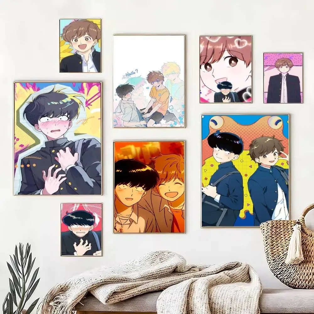 Go for It, Nakamura! Manga BL  Poster High Quality Dorm Living Room Aesthetic Wall Decoration Painting Stickers Gift