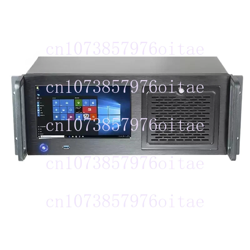 4U Chassis Touch Panel Industrial Control 8.9inch LCD Display Rack-Mounted All-in-One Workstation Industrial Control Server