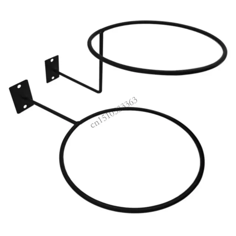 

090E 3Pcs Stable Helmet Holder Wall Mounted Rack Store Basketball Display Hanger Rack