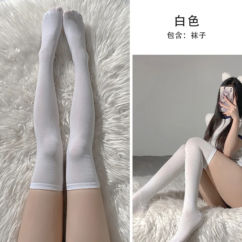 

Милые японские гольфы Jk, длинные женские носки-трубочки, милые студенческие носки в стиле Лолиты, чулки средней высоты, хлопковые носки 5018