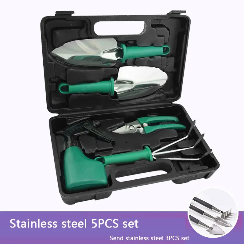 Gardening Tool Set Stainless Steel Heavy Duty with Carry Case Indoor Outdoor Garden Tool Kit with Carry Bag - view 4