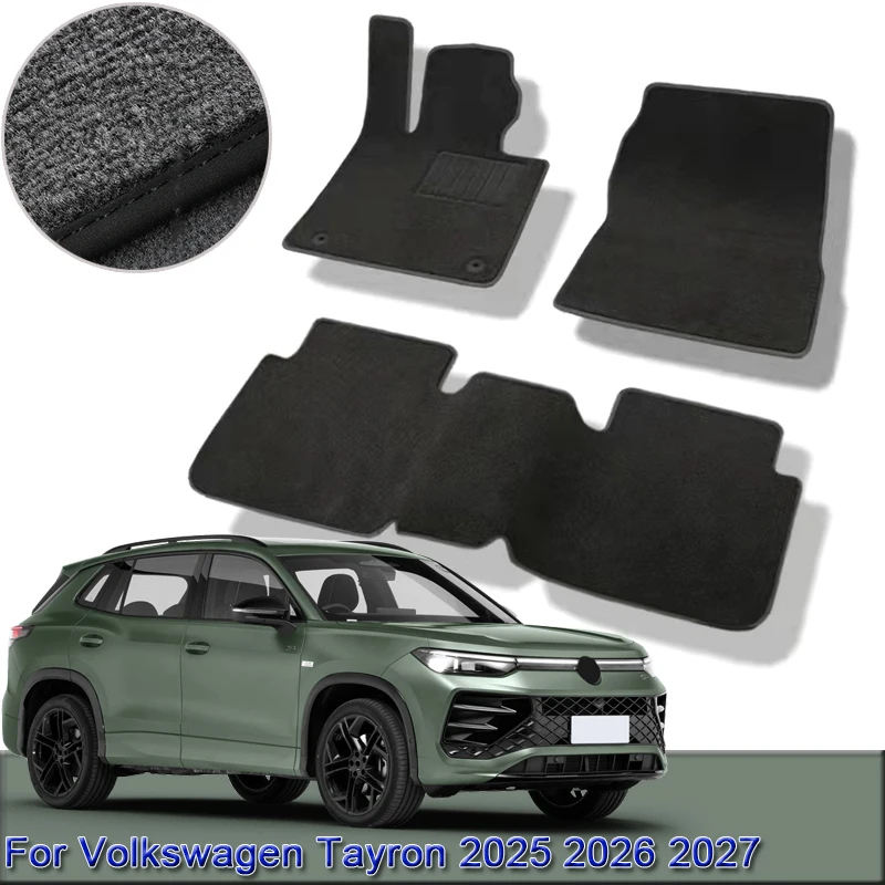 

Для Volkswagen Tayron 2025 2026 2027, автомобильные коврики на заказ, водонепроницаемые нескользящие коврики, внутренние ковры, подушечки для ног