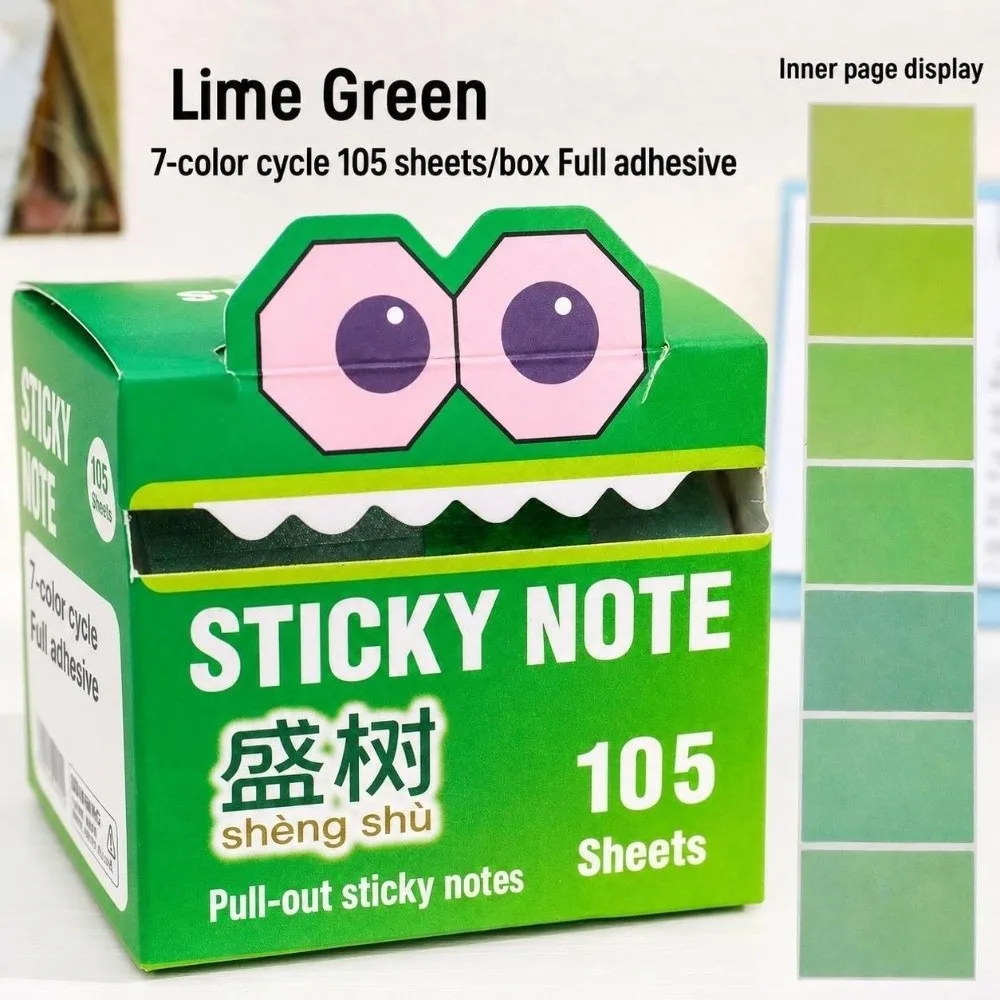 105 Sheets Per Roll Pull-Out Sticky Notes Waterproof Quick-Dry Transparent Sticky Notes Strong Adhesive No Residue