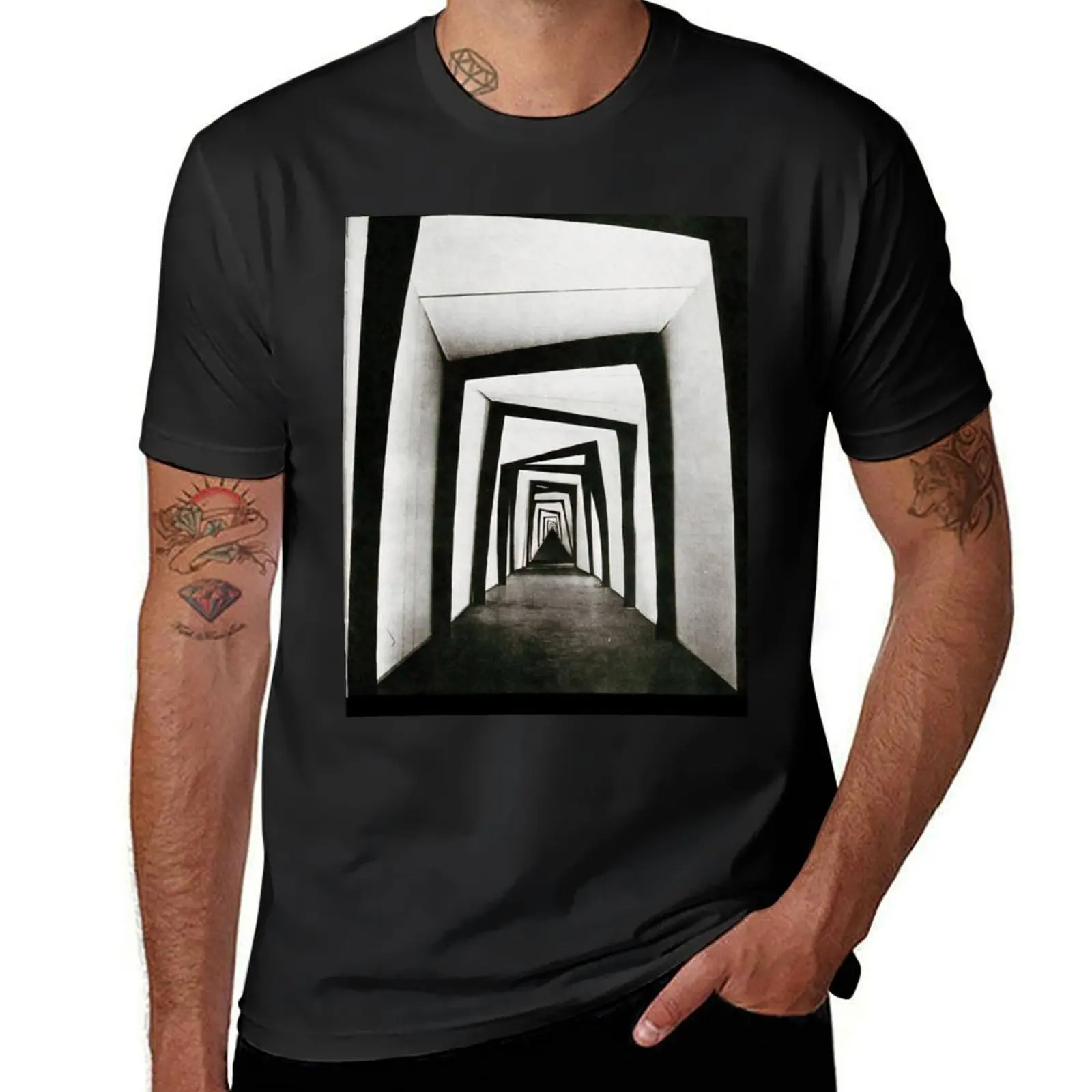 Hypno Corridor T-Shirt customs boys animal print Aesthetic clothing mens t shirt